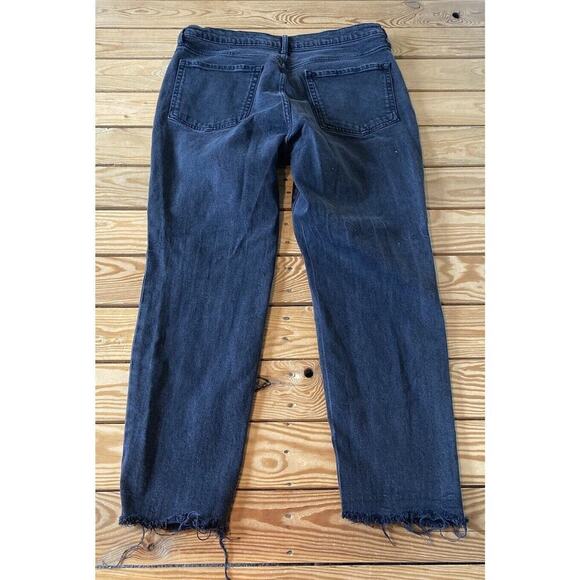 Old Navy High Rise O.G. Straight Jeans Size 14 Women’s Black - Picture 2 of 9